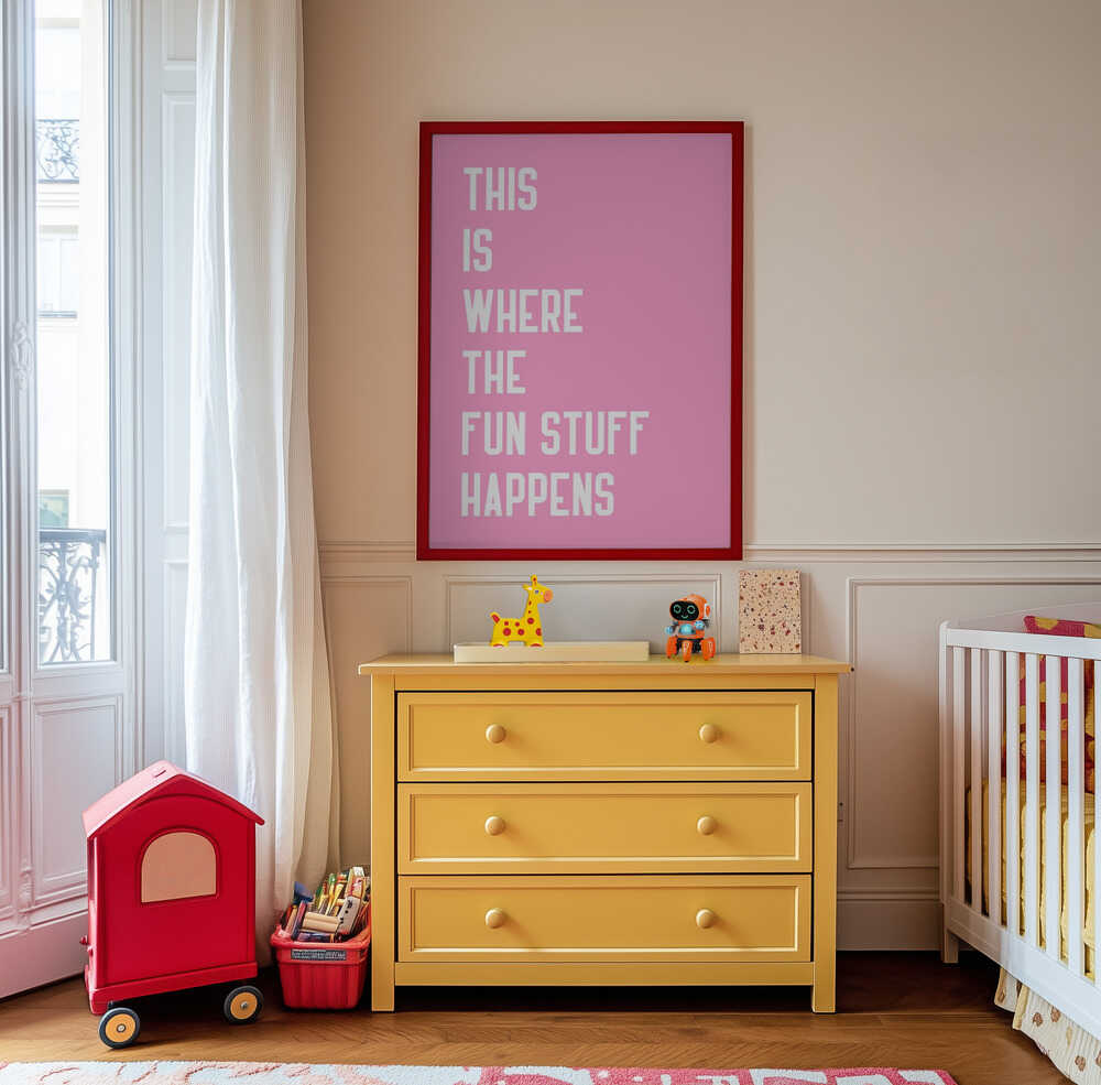 Sjov Zonen Venter Plakat