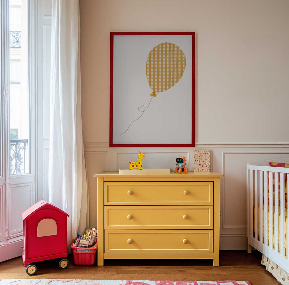 Globo Amarillo Lámina