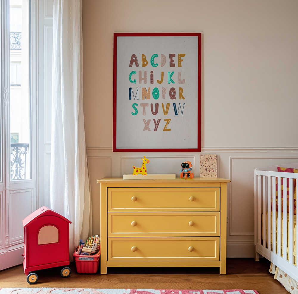 Whimsical Alphabet Poster