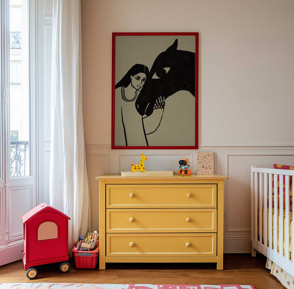 Dama y Caballo Lámina