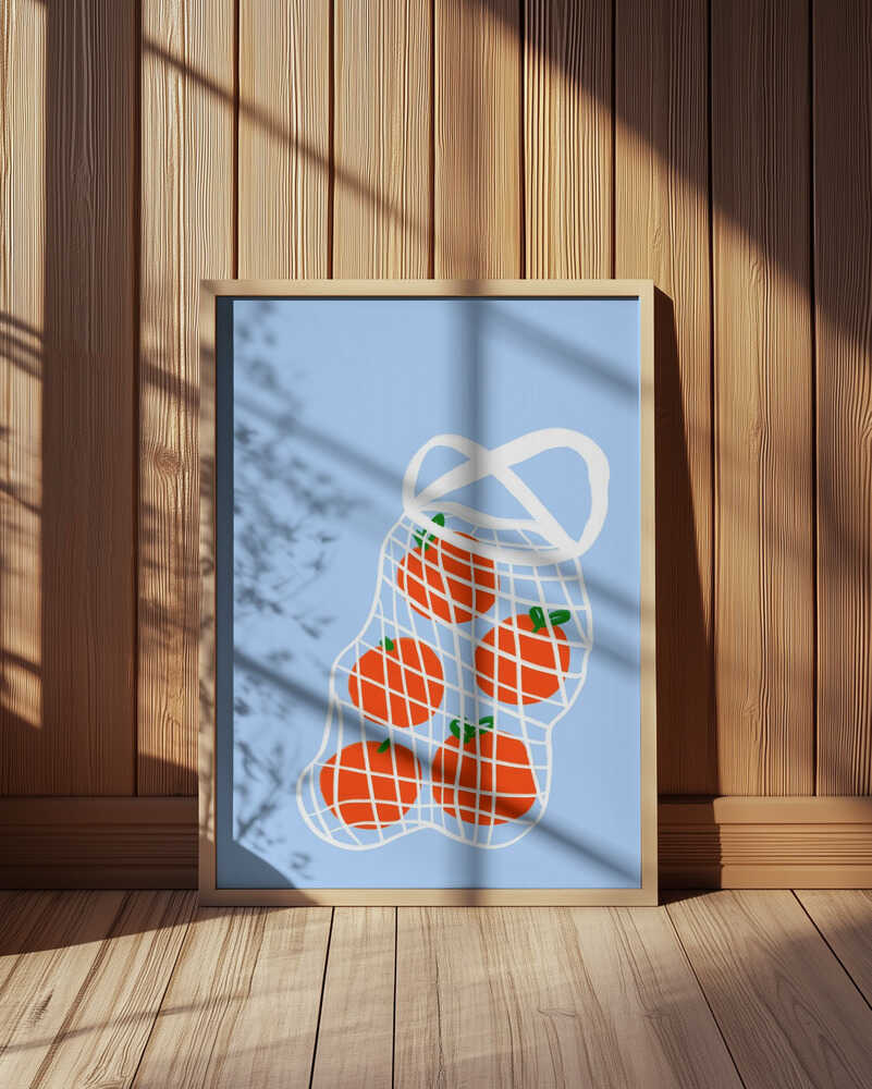Tomatoes in Mesh Poster