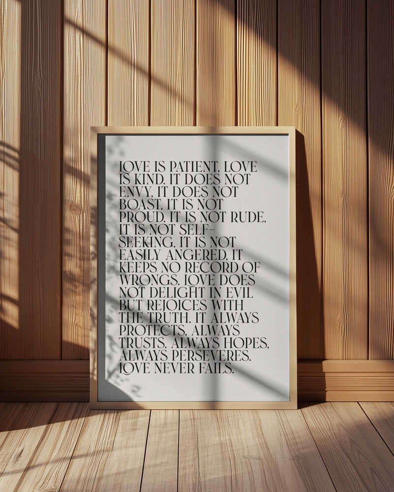 Kærligheden Svigter Aldrig Plakat