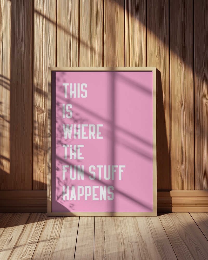 Sjov Zonen Venter Plakat