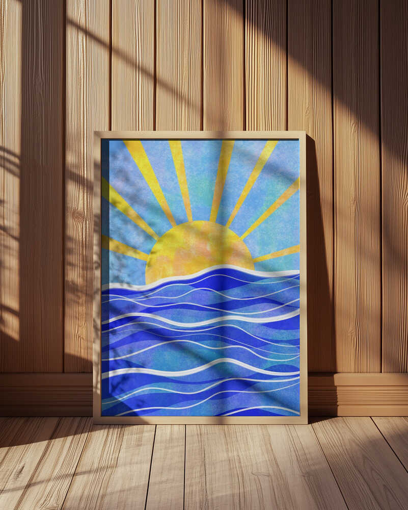 Sea Sunset Poster