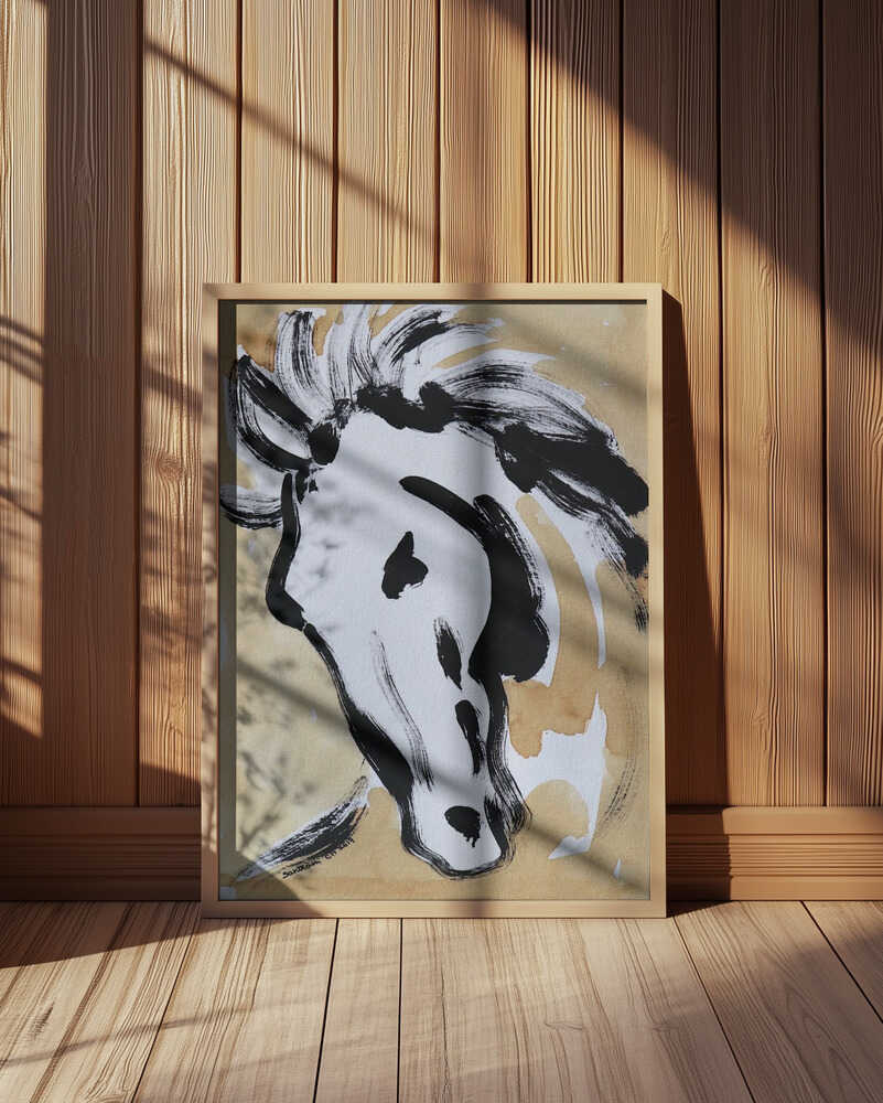 Stirring Equine Flow Poster