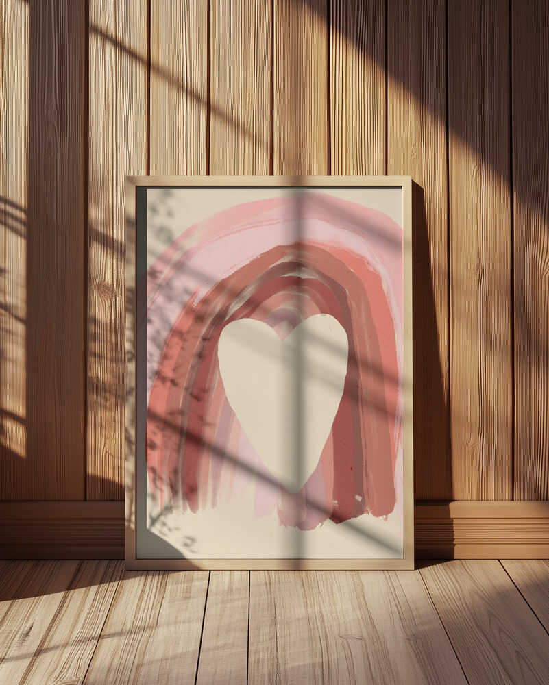 Heartfelt Rainbow Poster