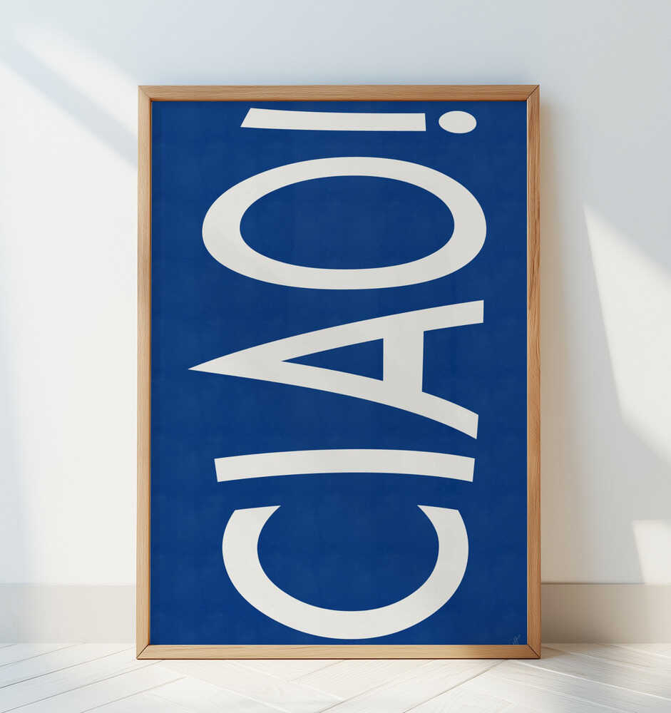 CIAO Blauw Poster