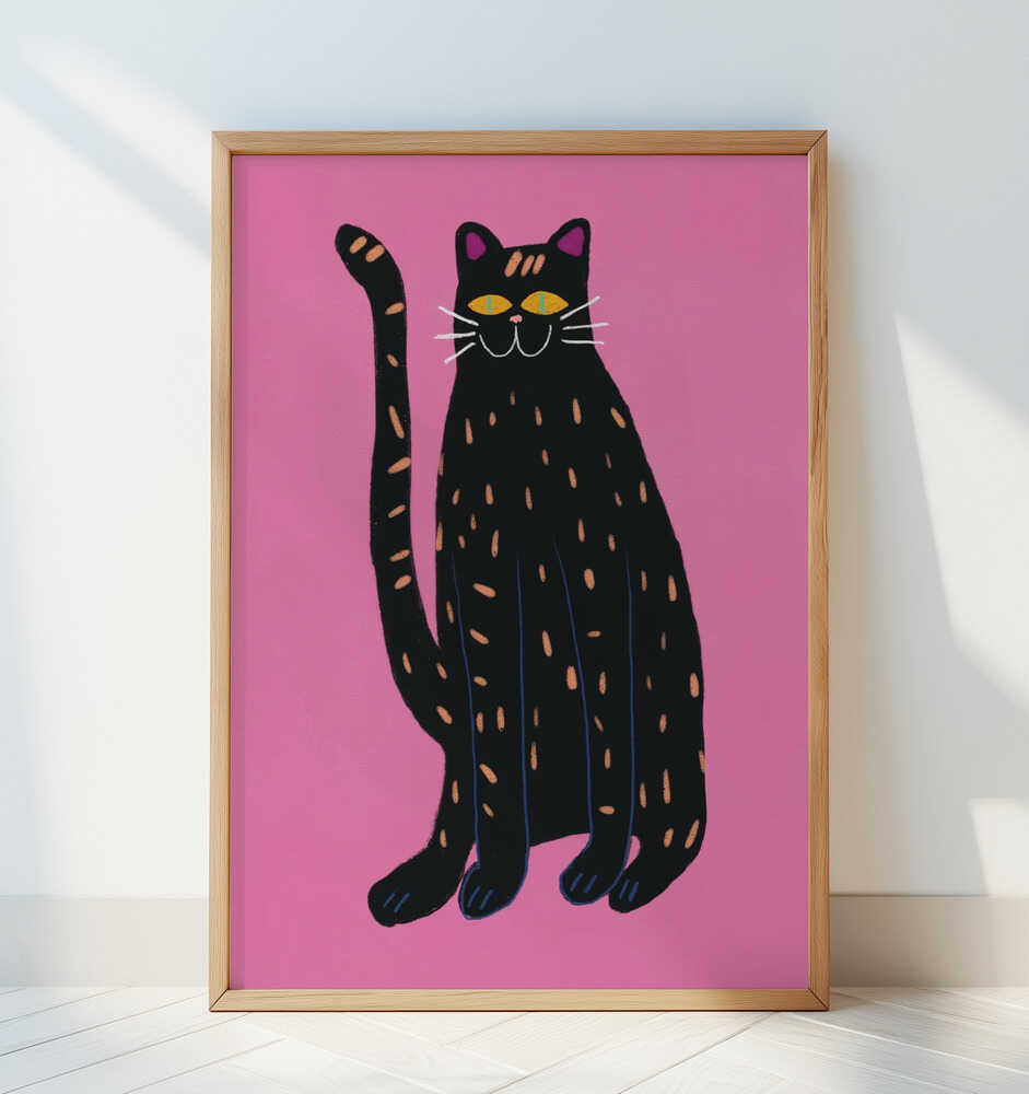 Playful Cat Poster