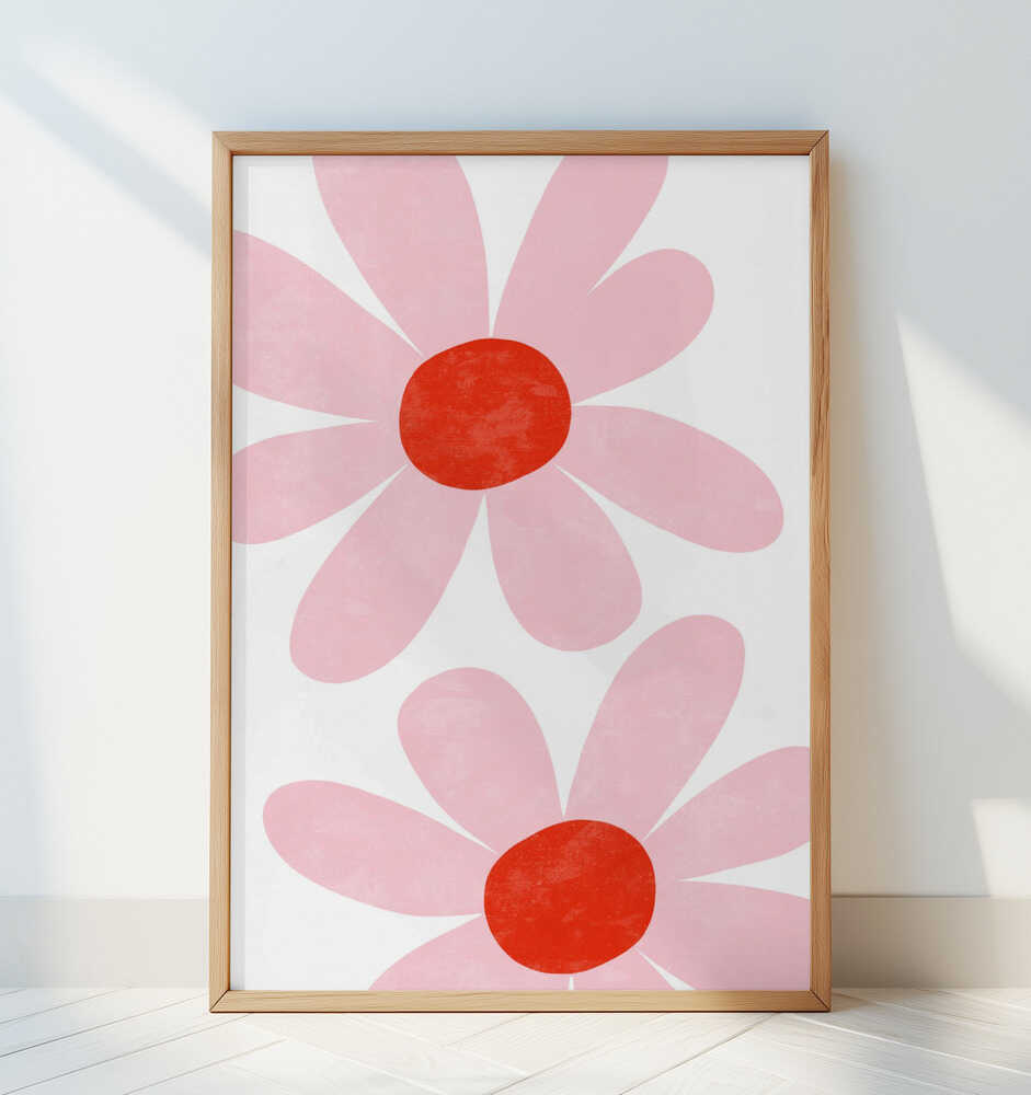 Pink Flower Petal Poster