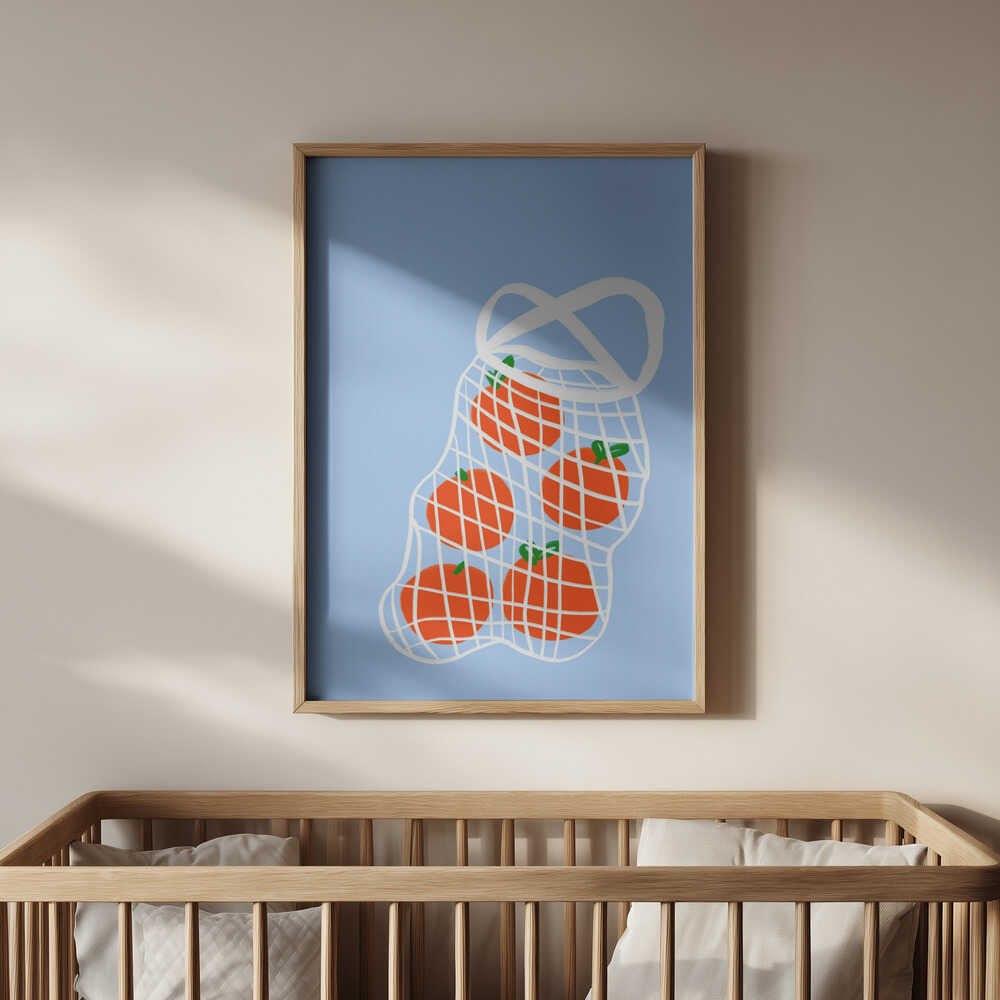 Tomatoes in Mesh Poster