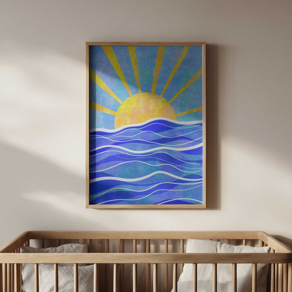 Sea Sunset Poster