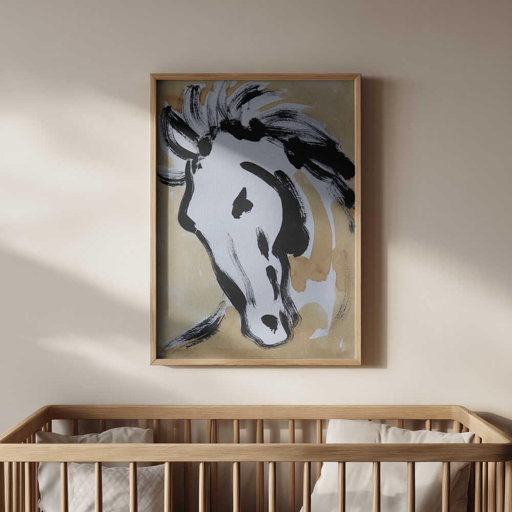 Stirring Equine Flow Poster