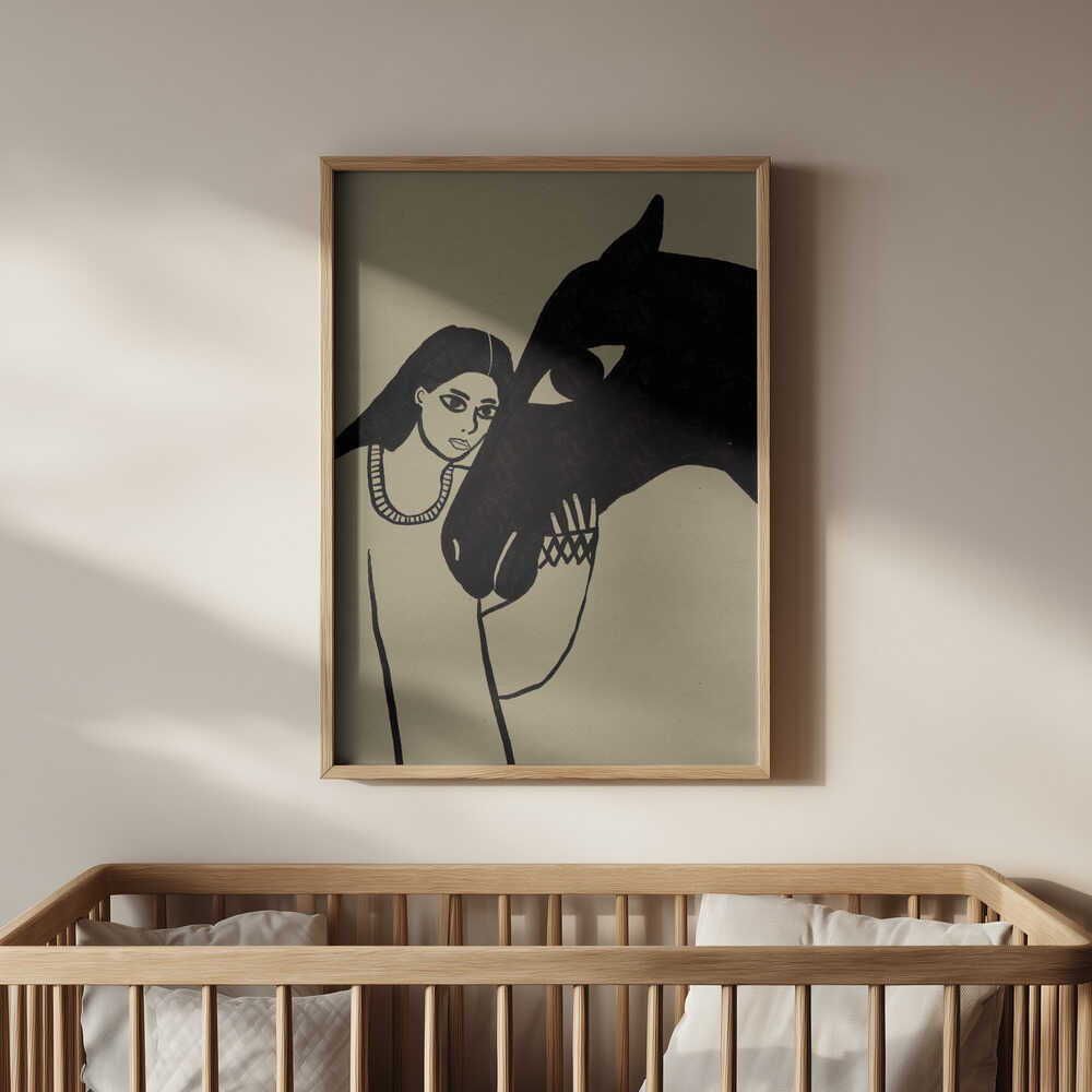 Dama y Caballo Lámina